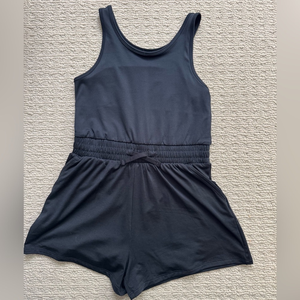 Abercrombie Kids YPB Black Sleeveless Romper